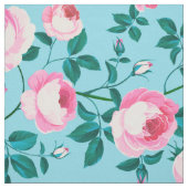 Rosa Rosen Stoff (Muster)