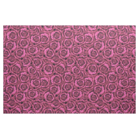 Rosa Rosen Stoff (Yard (91,4 cm))