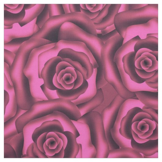 Rosa Rosen Stoff (Muster)