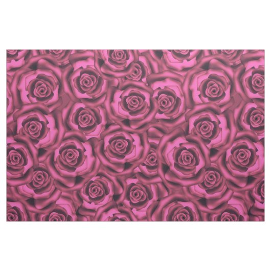Rosa Rosen Stoff (Fat Quarter (45,7 x 55,9 cm))