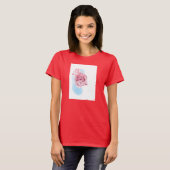 Rosa Rosen T-Shirt (Vorne ganz)