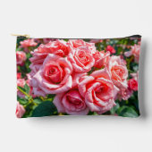 Rosa Rosen-Tasche Zubehörtasche (Vorderseite)
