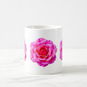 Rosa Rosen Tasse (Mittel)