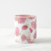 Rosa Rosen Tasse (Zentrum)