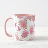 Rosa Rosen Tasse (Links)