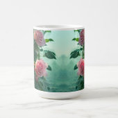 Rosa Rosen - Tasse, Cup Kaffeetasse (Mittel)