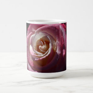 Rosa Rosen-Tasse Kaffeetasse
