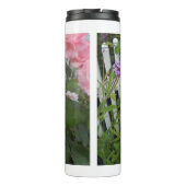 Rosa Rosen Thermosbecher (Rückseite)