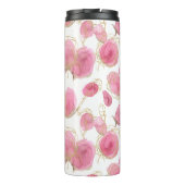 Rosa Rosen Thermosbecher (Rückseite)