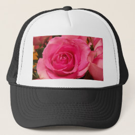 Rosa Rosen Truckerkappe