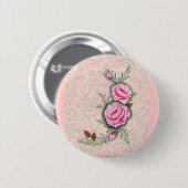 ROSA ROSEN u. KIEFER durch SHARON SHARPE Button (Vorne & Hinten)