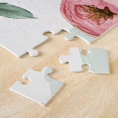 Rosa Rosen und Bänder Puzzle (Seite)