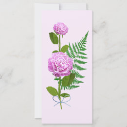 Rosa Rosen und ein Fern