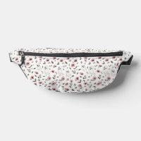 Rosa Rosen und Geistermuster Fanny Pack