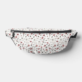 Rosa Rosen und Geistermuster Fanny Pack Bauchtasche