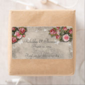 Rosa Rosen und Schmetterlinge Wein / Wasser Flasch (Insitu)