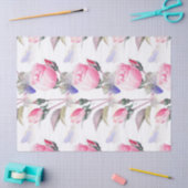 Rosa Rosen-und Seidenpapier (Basteln)