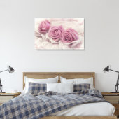 Rosa Rosen und Stillleben Leinwand Kunst (Insitu (Schlafzimmer))