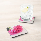 Rosa Rosen-Untersetzer Untersetzer (Rechte Seite)