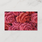 Rosa Rosen Visitenkarte (Rückseite)