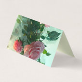 Rosa Rosen - Visitenkarte Visitenkarten (Rückseite)