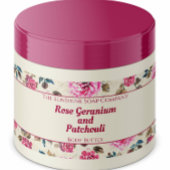 Rosa Rosen Wasserdichte Kosmetik Jar Label Wasserflaschenetikett