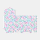 Rosa Rosen Weiße Schmetterlinge, Blue Zelt Gefalle Geschenkschachtel (Ungefaltet)