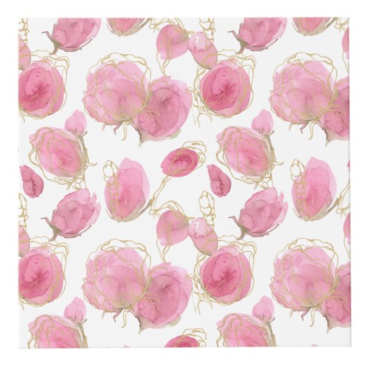 Rosa Rosen Würfel (Rechts)