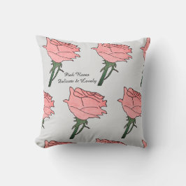 Rosa Rosen - Zart und Lieblich Kissen