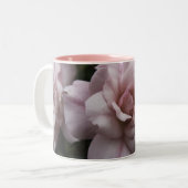 Rosa Rosen Zweifarbige Tasse (Vorderseite Links)