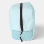 Rosa Rosenband Monogram Blue Print Cut Nähtasche Waschbeutel (Rechts)