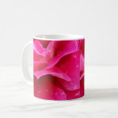 Rosa Rosenblätter Kaffeetasse (Vorderseite Links)