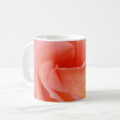 Rosa Rosenblätter Kaffeetasse (Vorderseite Links)