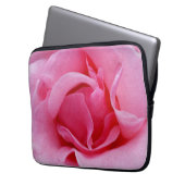 Rosa Rosenblätter Laptopschutzhülle (Vorderseite Links)