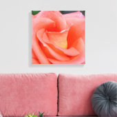 Rosa Rosenblätter Leinwanddruck (Insitu (Wohnzimmer))