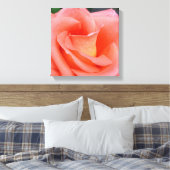 Rosa Rosenblätter Leinwanddruck (Insitu (Schlafzimmer))