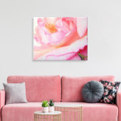 Rosa Rosenblätter Leinwanddruck (Insitu (Wohnzimmer))