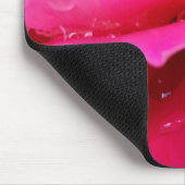 Rosa Rosenblätter Mousepad (Ecke)