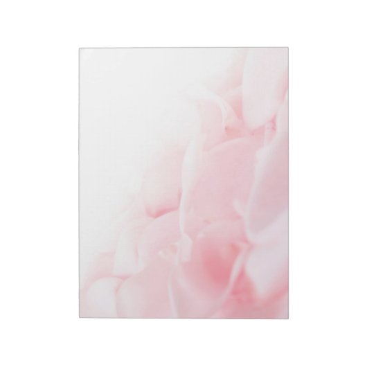 Rosa Rosenblätter - Notepad Notizblock (Rotiert)