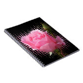 Rosa Rosenblätter Notizblock (Rechte Seite)