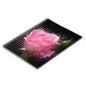 Rosa Rosenblätter Notizblock (Linke Seite)