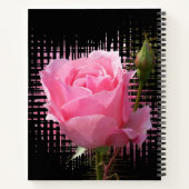 Rosa Rosenblätter Notizblock (Rückseite)