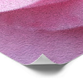 Rosa Rosenblätter Poster (Ecke)