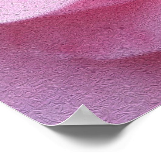 Rosa Rosenblätter Poster (Ecke)