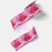 Rosa Rosenblätter Satinband (Rückseite)