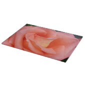 Rosa Rosenblätter Schneidebrett (Ecke)