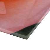 Rosa Rosenblätter Schneidebrett (Ecke)