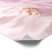 Rosa Rosenblätter Spiral of Liebe Digital Artwork Poster (Ecke)