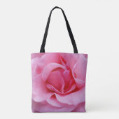 Rosa Rosenblätter Tasche (Rückseite)