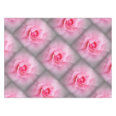 Rosa Rosenblätter Tischdecke (Vorderseite (Horizontal))